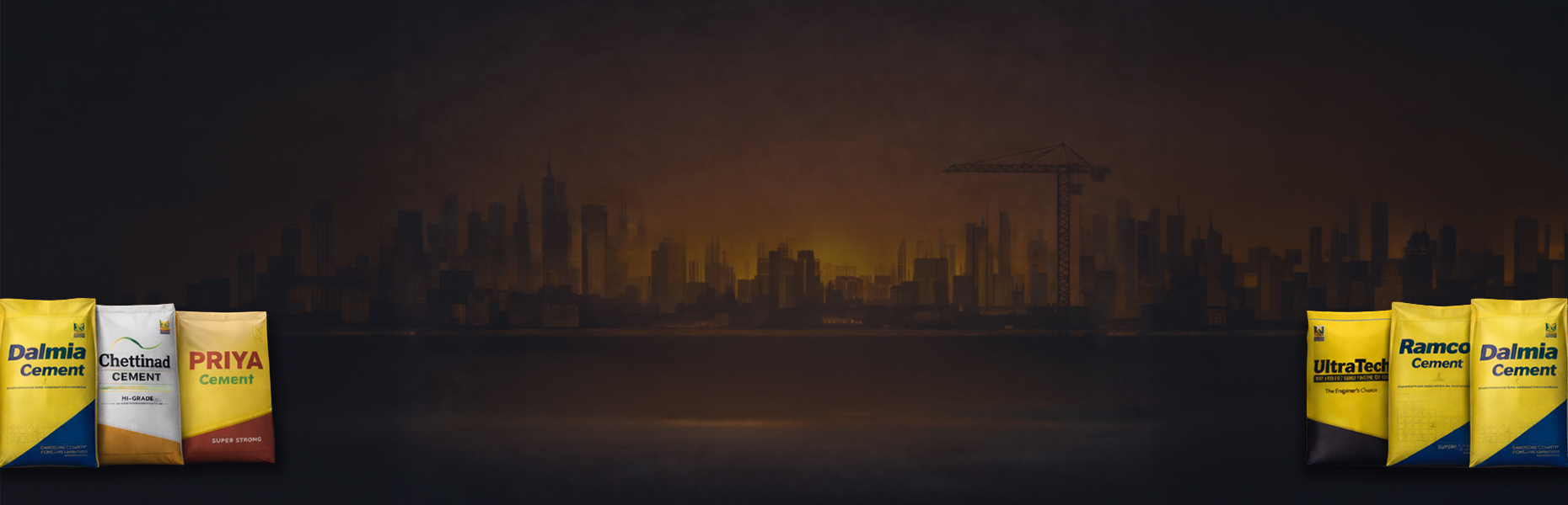 Cement brands in Chennai — UltraTech, Ramco, Dalmia, Chettinad, Priya